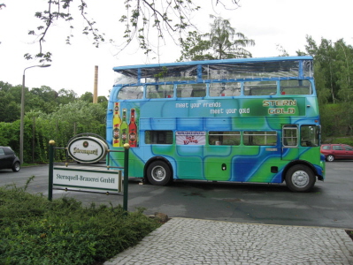 (5) Einweihung des LDD Buses vor der Sternquellbrauerei Brauerei
